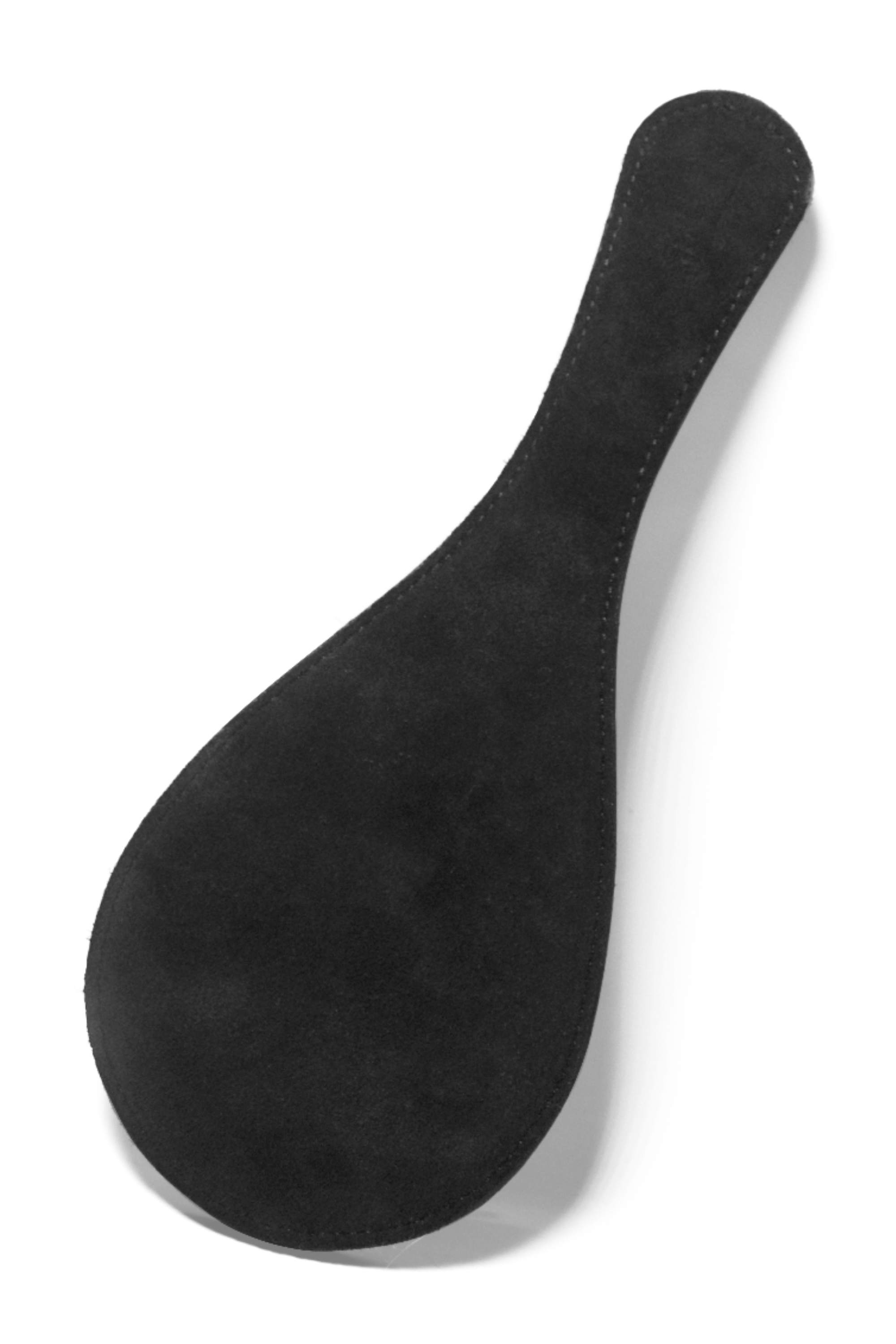 Black Leather Round Paddle
