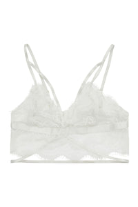 Wolf & Whistle Tanja white lace soft cup bra
