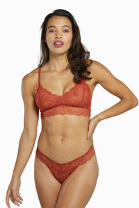 Ariana Intense Rust Everyday Lace Bralette