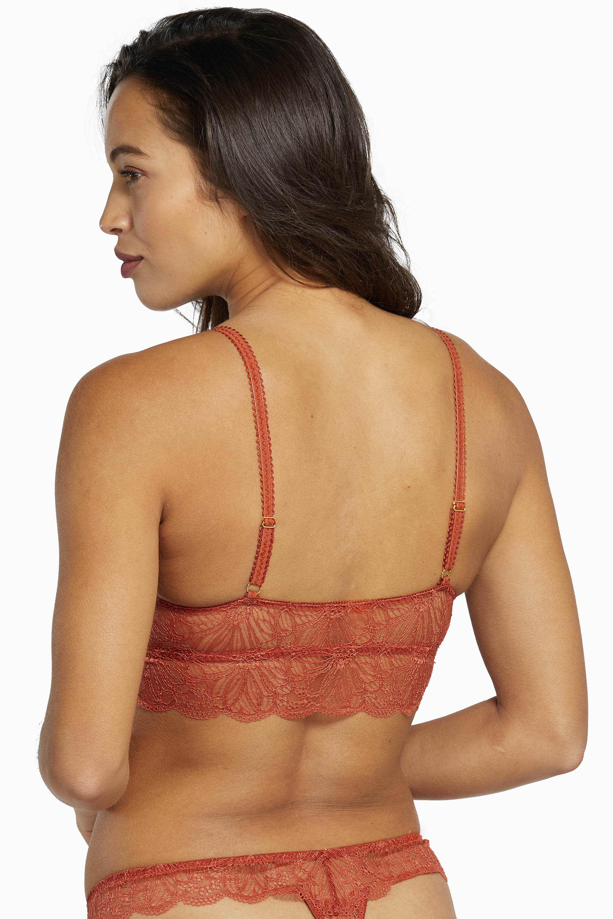 Ariana Intense Rust Everyday Lace Bralette