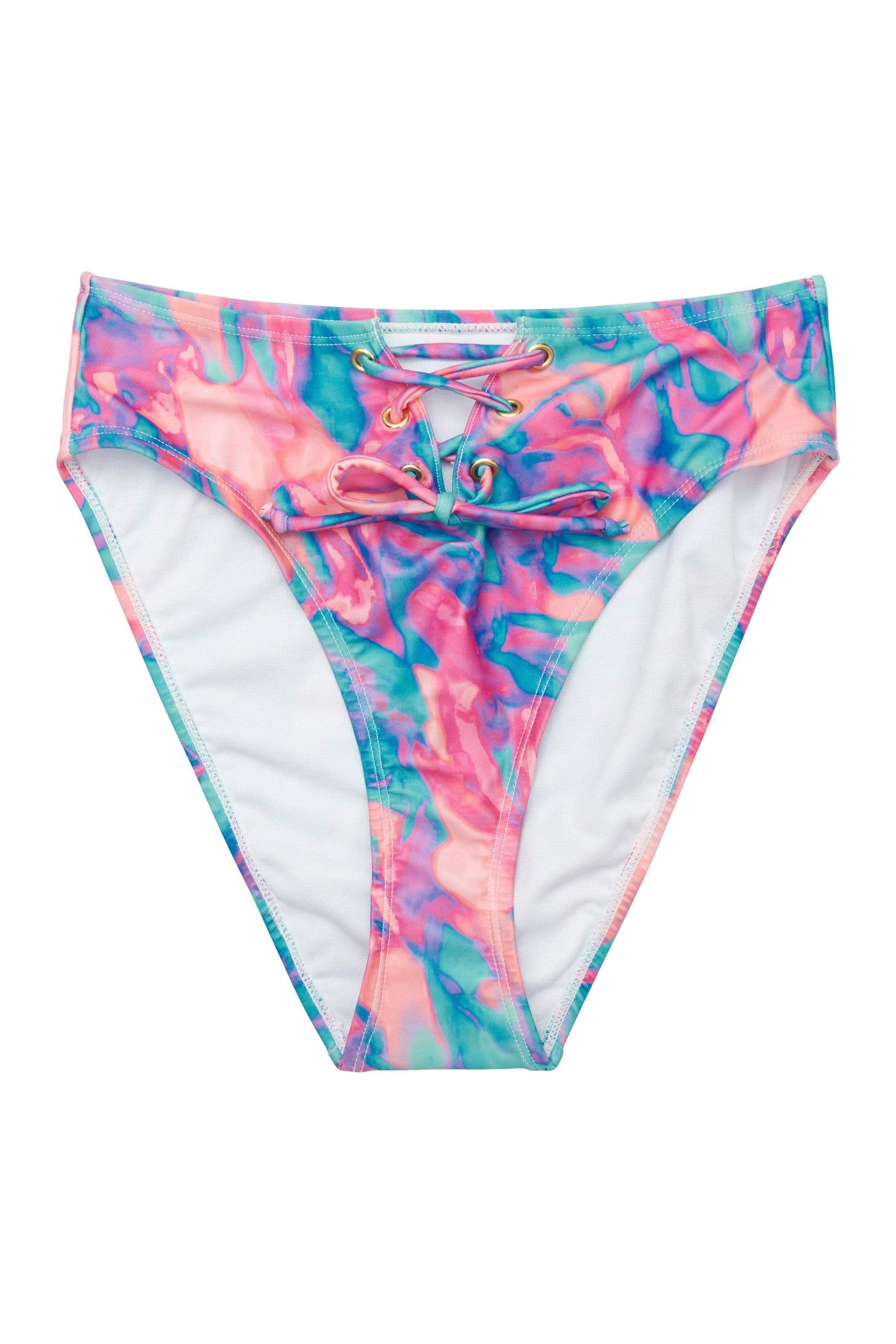 Abstract marble Eco tie front brief