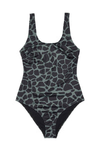 Khaki  Eco Giraffe Swimsuit