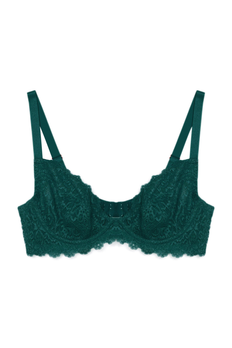Ariana Teal Everyday Lace Bra – Playful Promises USA