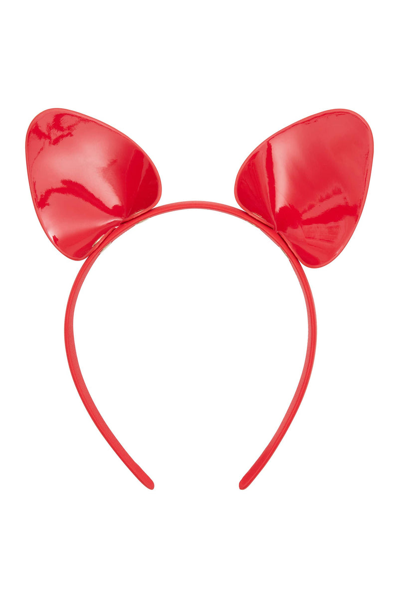 Cat Ear Headband Red