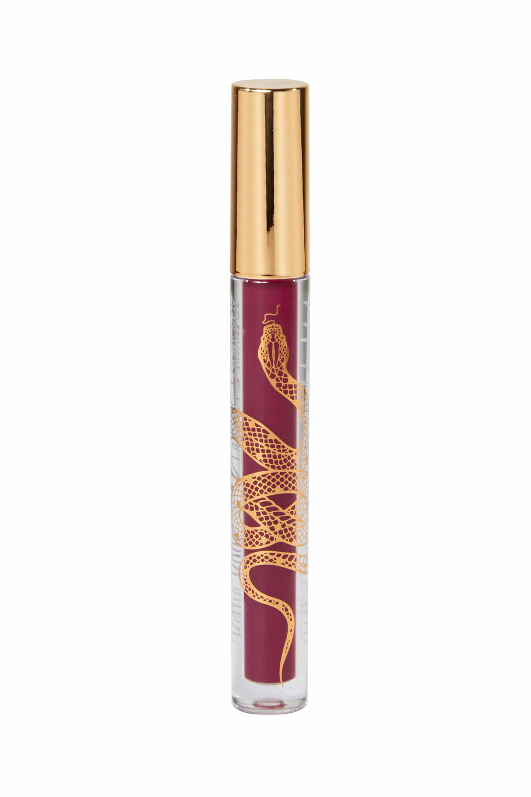 Dark berry red lipstick inspired by Bettie Page's signature bold look