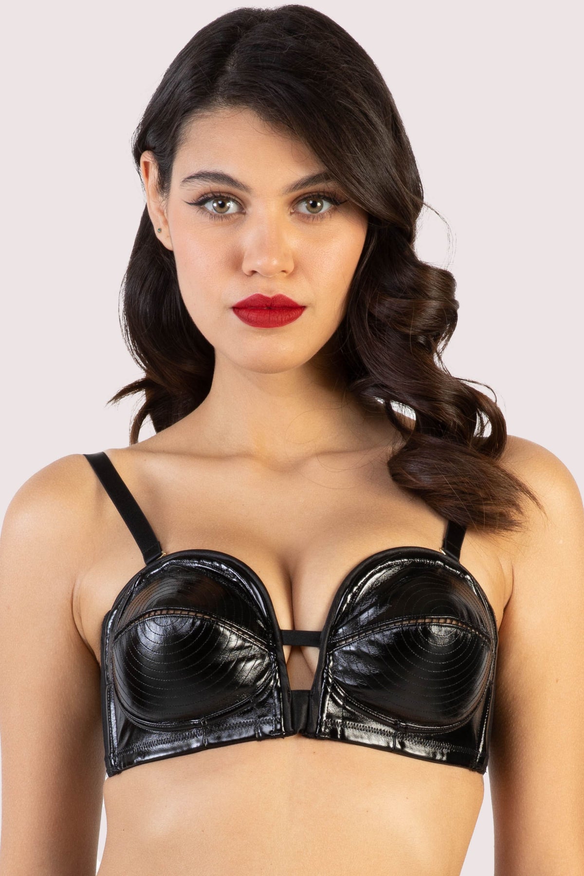 Bettie Page Champagne Satin Girdle – Playful Promises USA