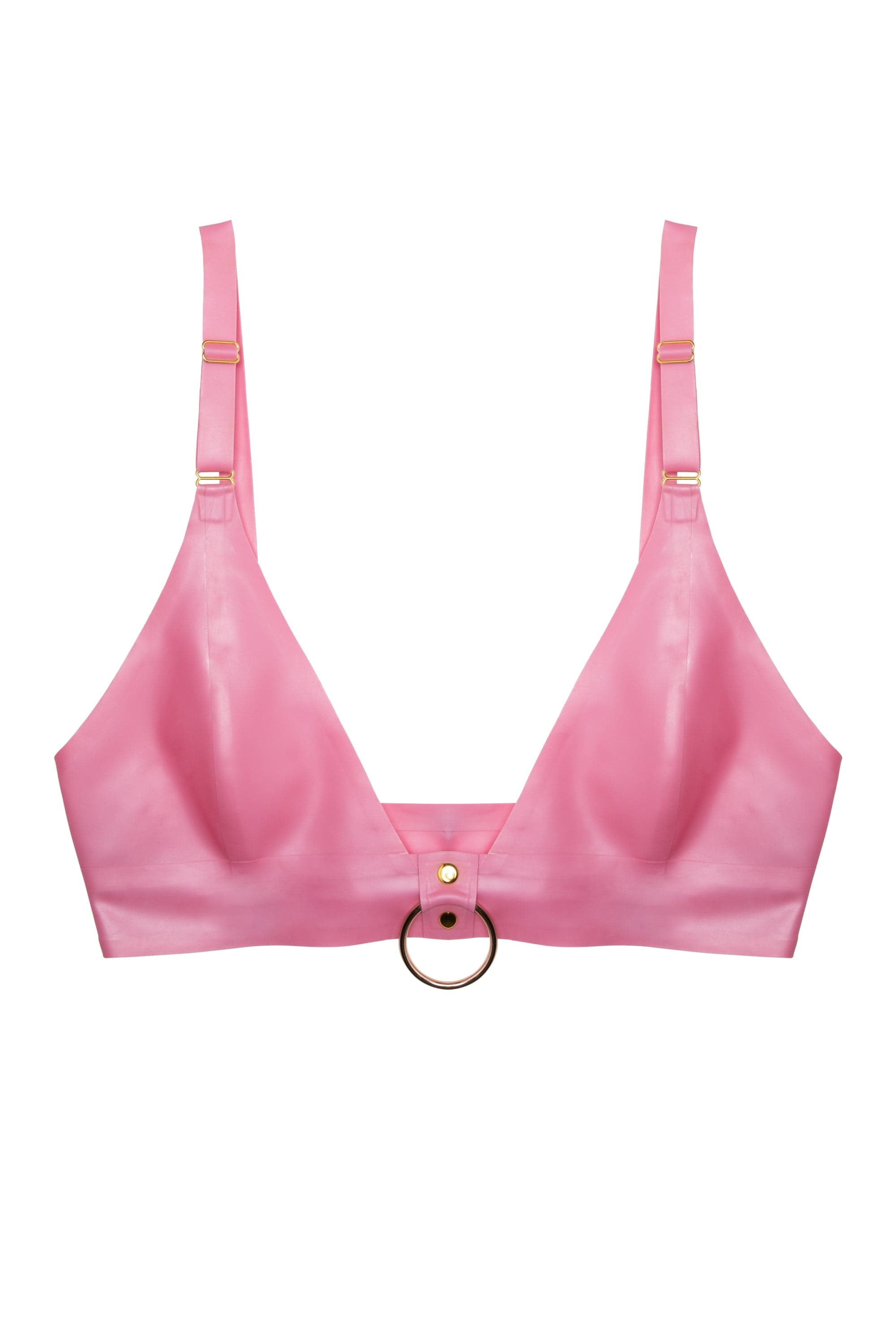 Imogen Pink Latex and Ring Bra