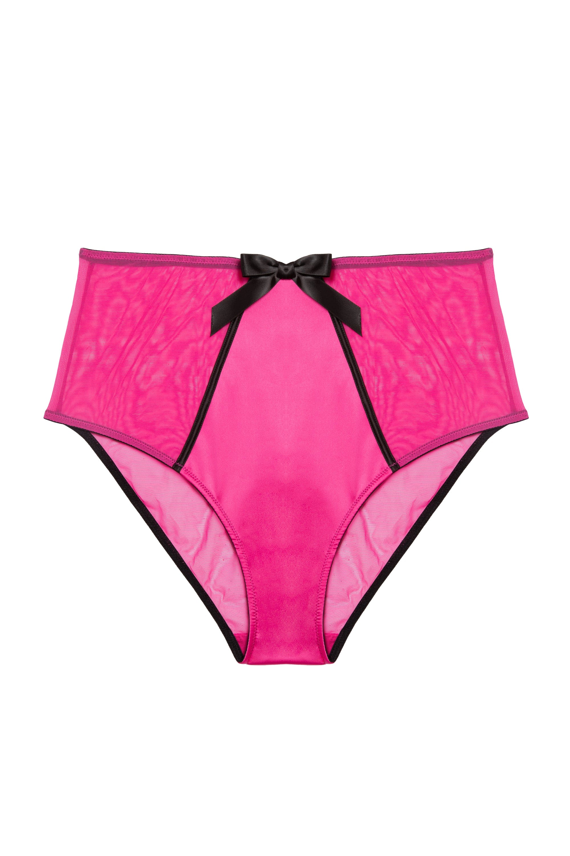 Inga Pink Ruffle High Waisted Brief