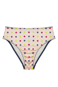 x PP Rowswell Polka dot Peach Highwaist