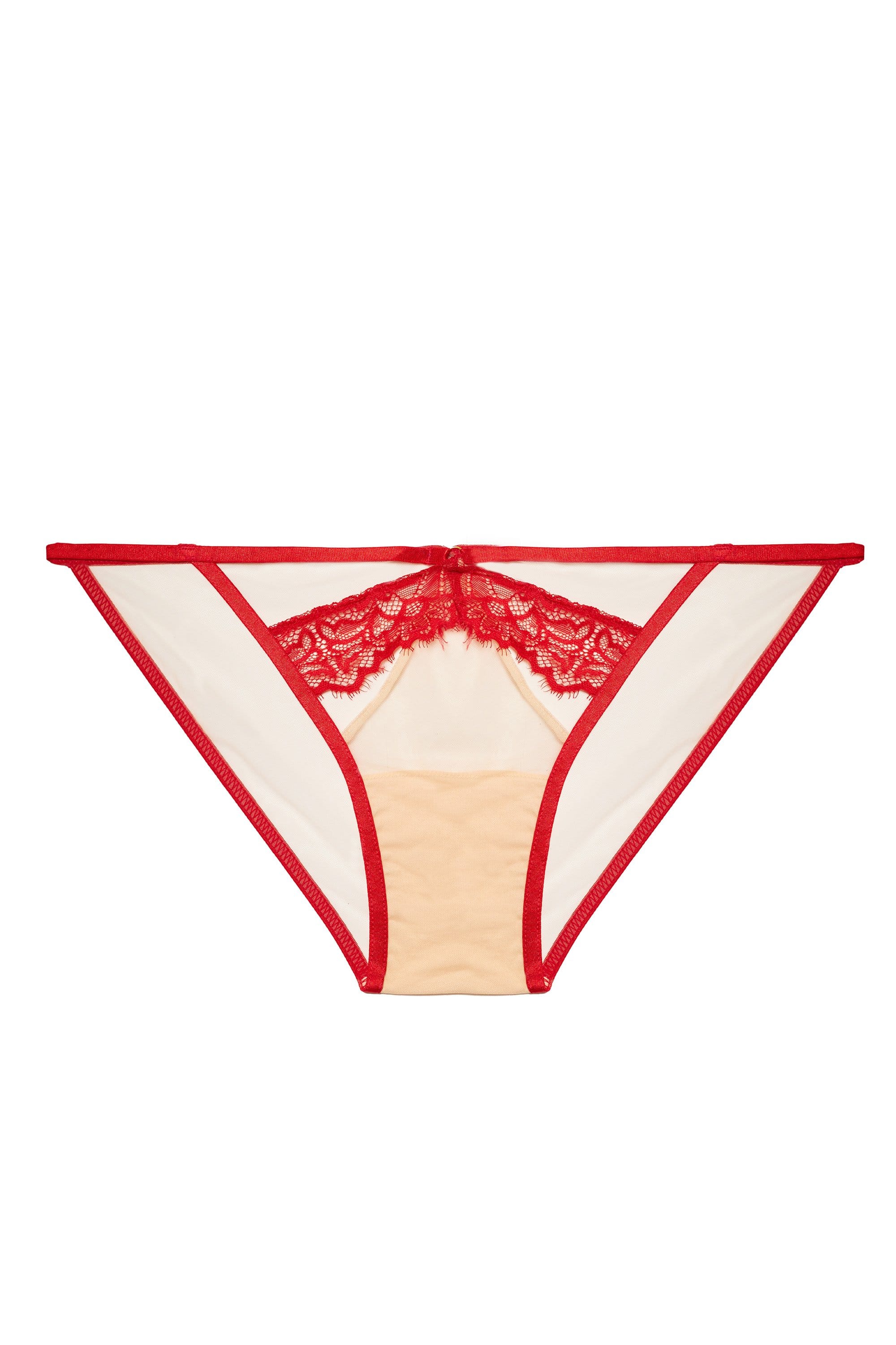 Mya Red Lace Brief
