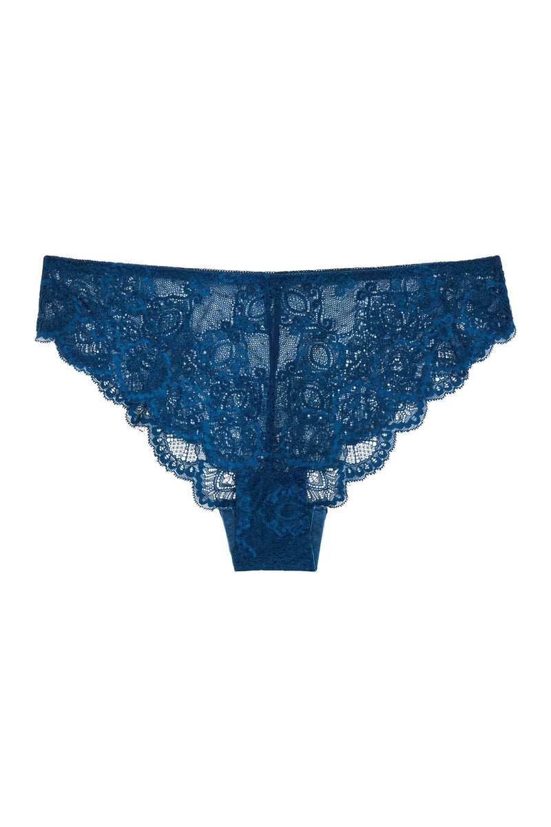 Wolf & Whistle Ariana Lace Brief Navy