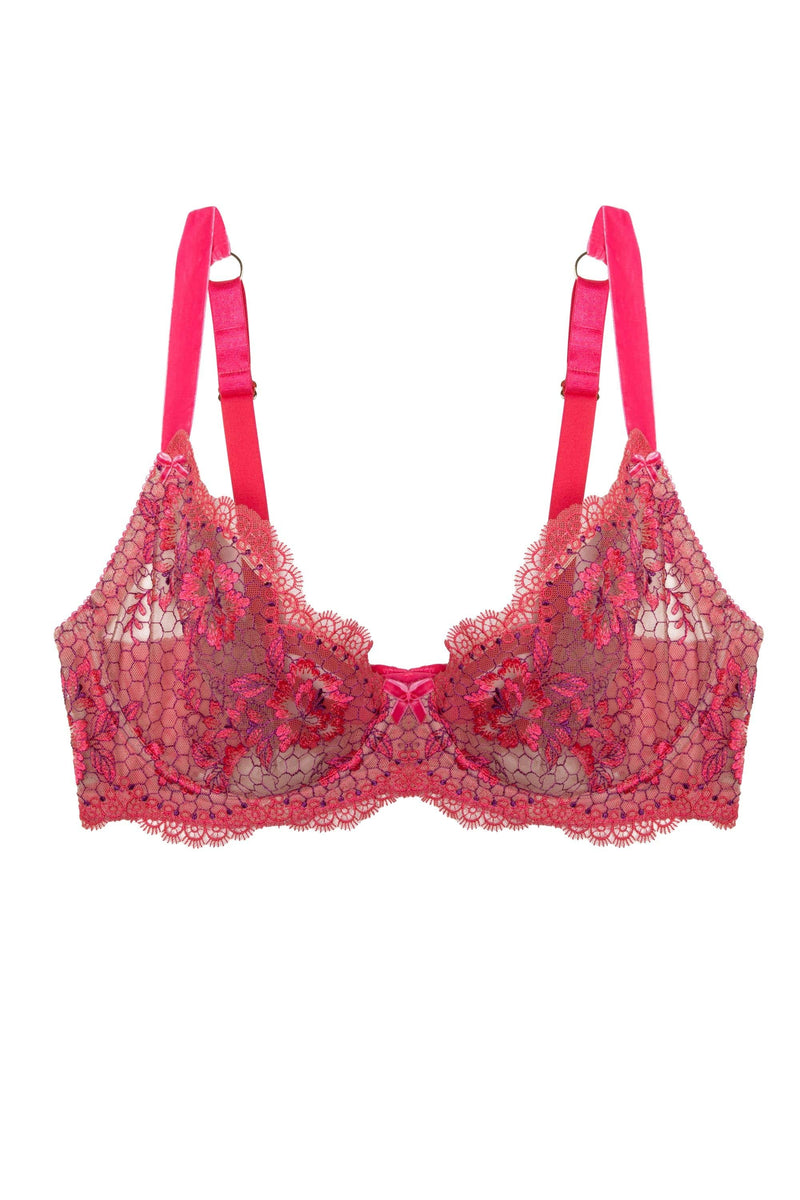 Evelina Curve Blood Orange Bra – Playful Promises USA