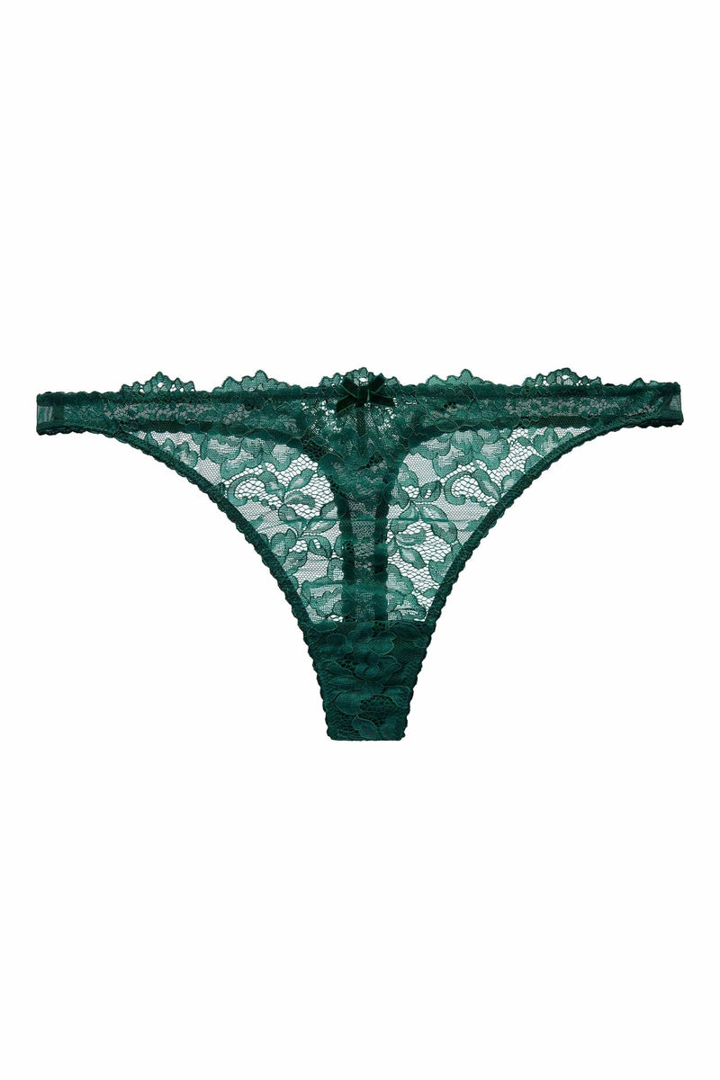 Cora Green Lace G-String – Playful Promises USA