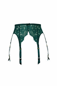 Cora Green Lace Suspender
