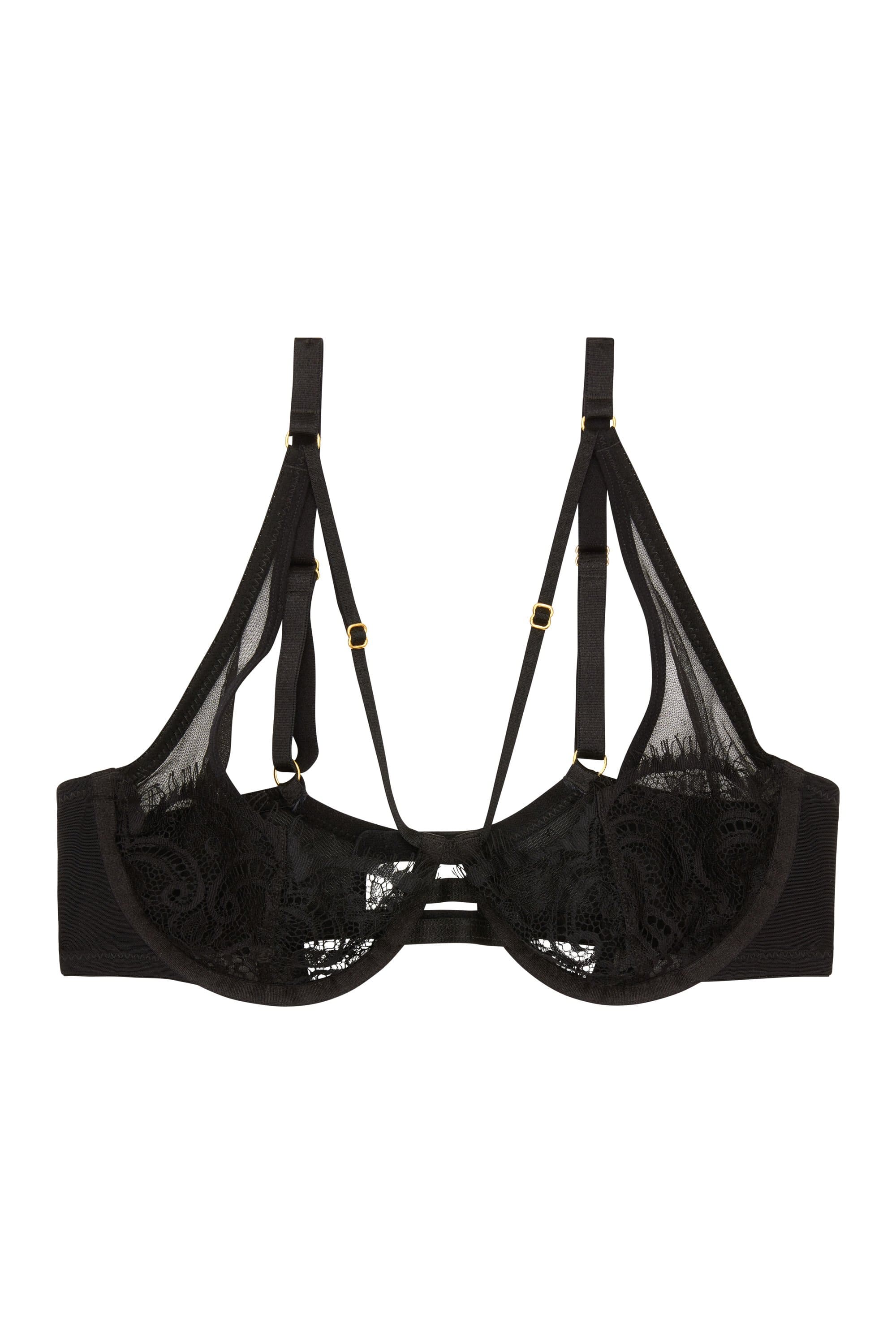 Wolf & Whistle Layla Lace Overlay High Apex Bra B - G