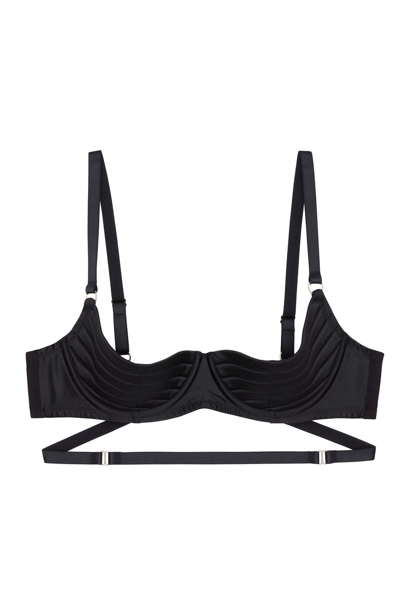 Sacha Black Quarter Cup Bra – Playful Promises USA