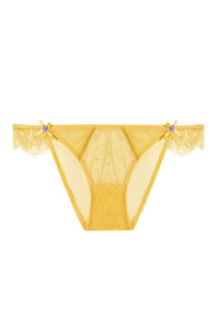 Ziggy Mango Lace and Spotted Mesh Brief