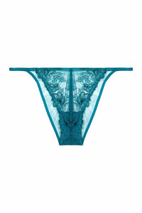 Marsha Teal Embroidery Brief