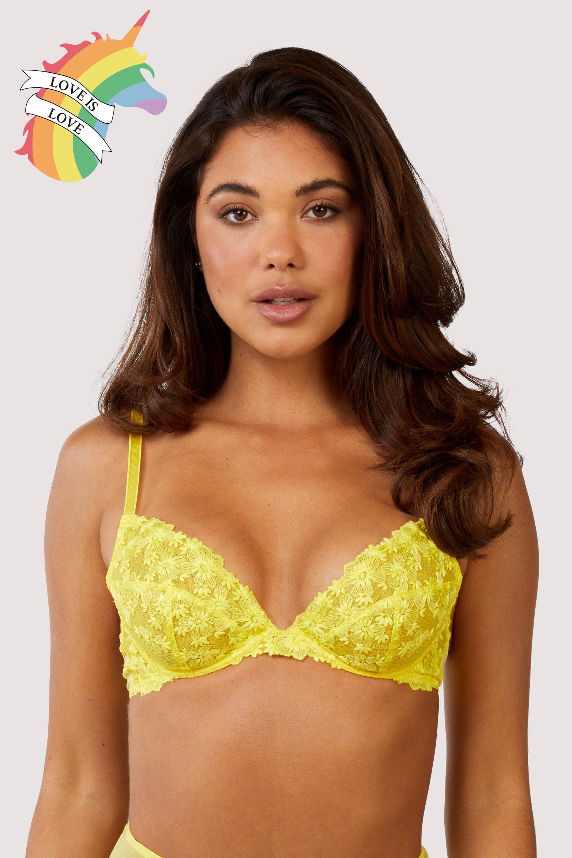 Frederick's of Hollywood Yellow Bras